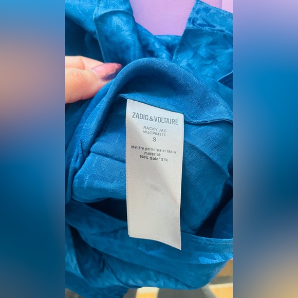 NWT Zadig & Voltaire Racky Jac Silk Midi Dress - Picture 3 of 15